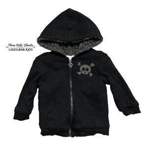Amy Coe 6m Skull & Crossbones Hoodie Jacket